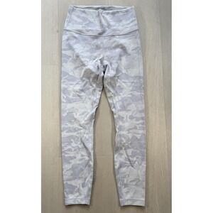 Lululemon Wunder Under High-Rise Incognito Jacquard Alpine White Camo Lux Size 6